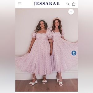JessaKae Promenade Dress - floral with tulle NWT